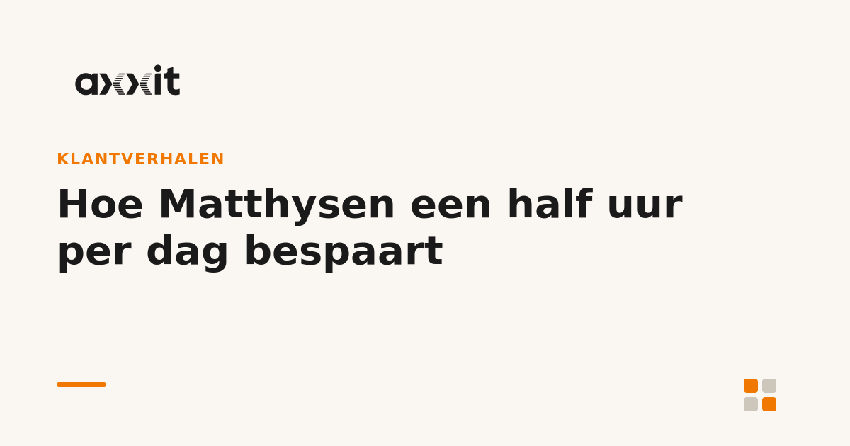 Klantverhaal: hoe Matthysen een half uur per dag bespaart met een Robaws-CIAW-koppeling